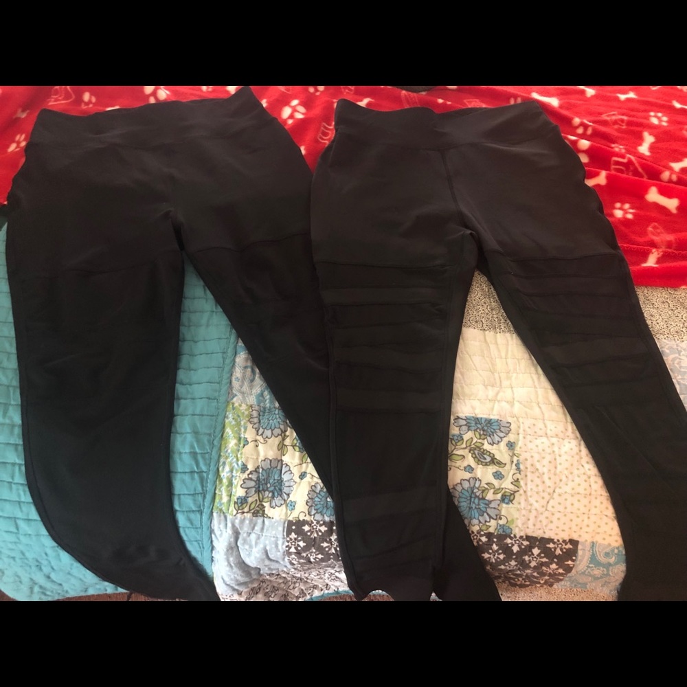 SET OF 2 POPFIT LEGGINGS XL